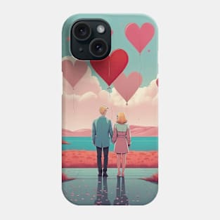 Couple in valentines day Phone Case