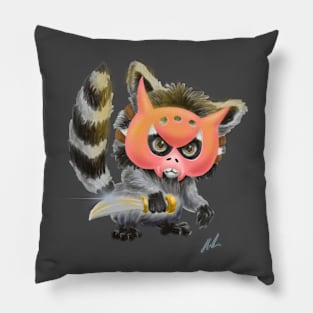 Ricky raccoon Pillow