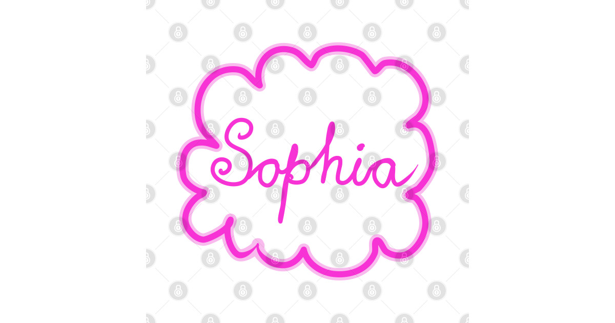 Sophia Female Name Sophia Long Sleeve T Shirt TeePublic