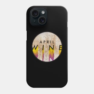 April Wine - VINTAGE YELLOW CIRCLE Phone Case