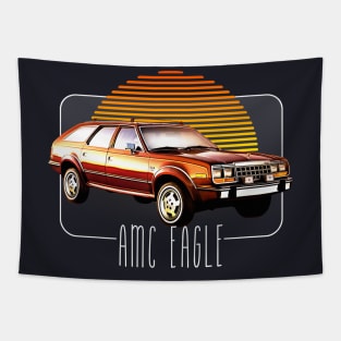 AMC Eagle // Retro Classic Car Lover Design Tapestry