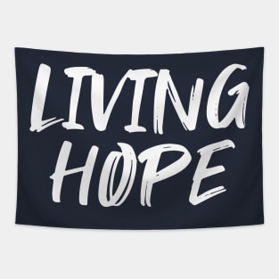 Living Hope Christian Faith Tapestry