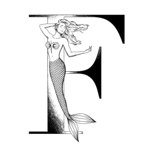 Mermaid Monogram F T-Shirt