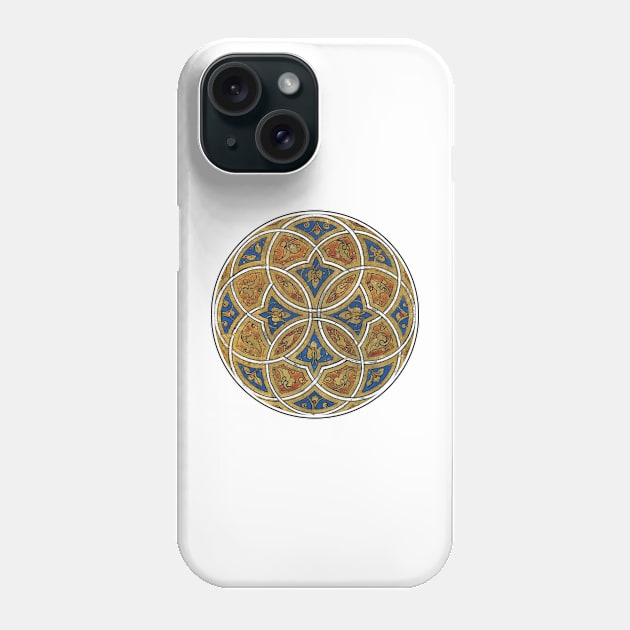 Coptic Manuscript Cross Medallion Phone Case by EkromDesigns