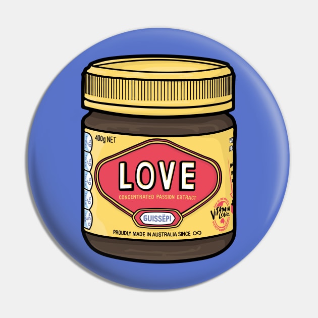 A Jar of Love Pin by Guissepi