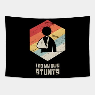 Stunts - Funny Broken Wrist Get Well Soon Gift Tapestry