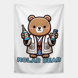 Chemistry bear Tapestry