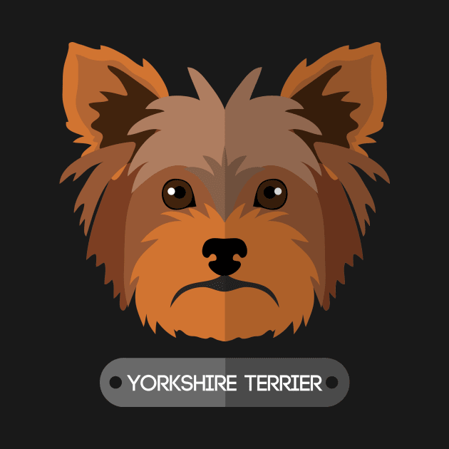 Yorkshire Terrier Yorkie Dog Lover by fromherotozero