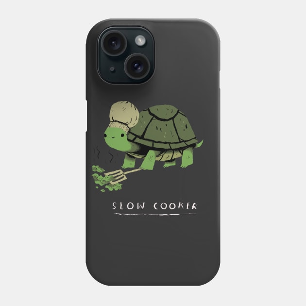 slow cooker turtle shirt Phone Case by Louisros