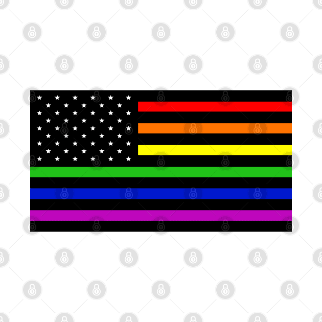 Diversified US Flag by Gone Designs