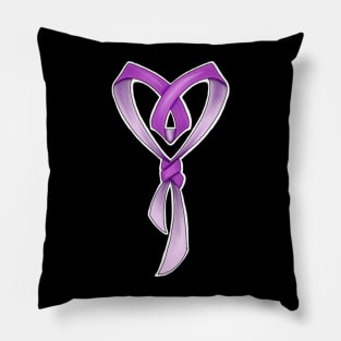 support ribbon Pillow