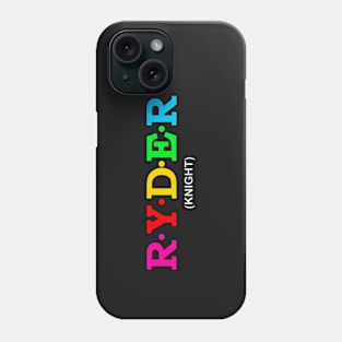 Ryder - Knight. Phone Case