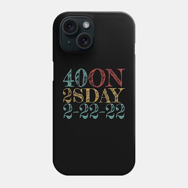 40 birthday Phone Case by lateefo