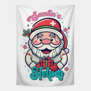 Santa's Favorite Helper Tapestry