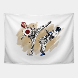 Taekwondo Tapestry