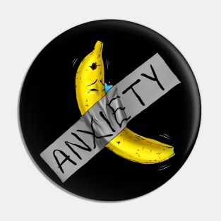 Duct Tape Banana (Anxiety) Pin