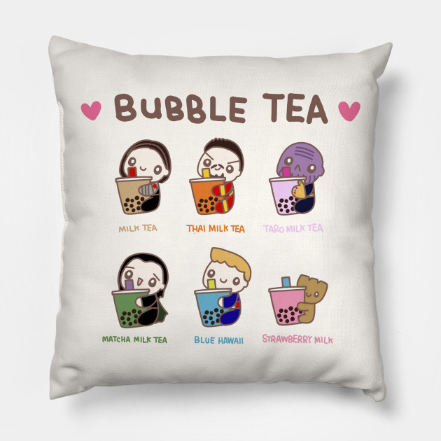 Bubble Tea Bubble Tea Cuscino Teepublic It