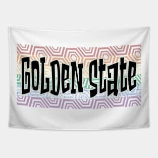 LGBTQ PRIDE EQUAL USA GOLDEN STATE Tapestry