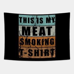 This Is My Meat Smoking Design Tapestry