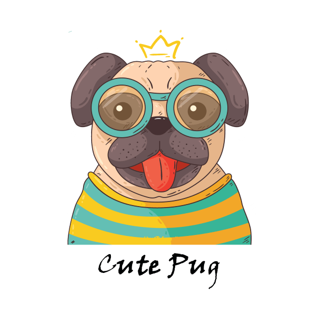 Cute Pug by This is store