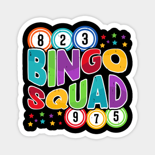 Bingo Squad T shirt For Women Magnet