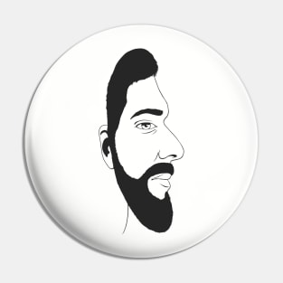 Face of Deception Pin