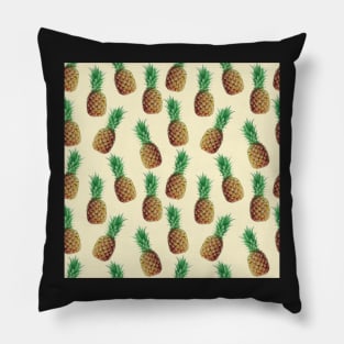 Pineapple Mid Century Pattern Pillow