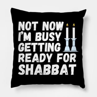 Funny Shabbat Design Pillow