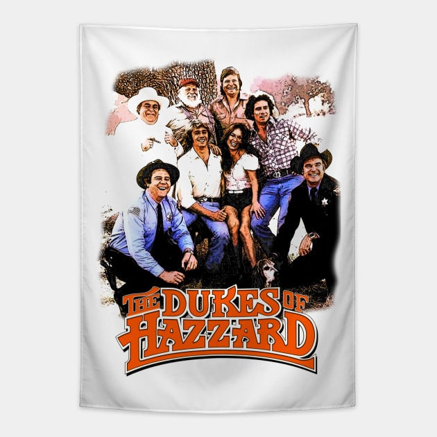 Dukes Of Hazzard Tapestry by BigOrangeShirtShop