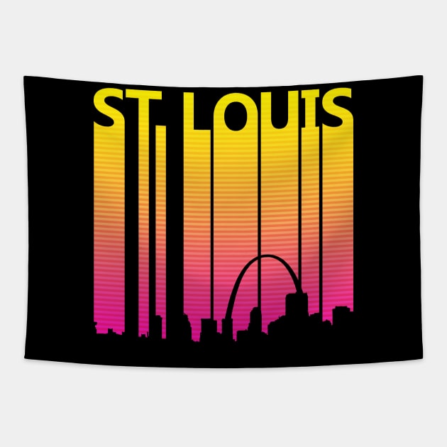 Retro 1980s St Louis City Tapestry by GWENT