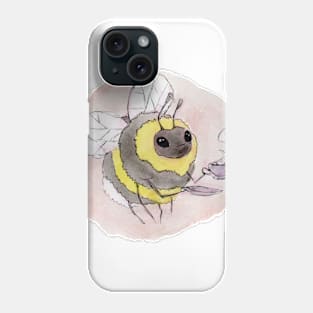 Bee with tea Phone Case