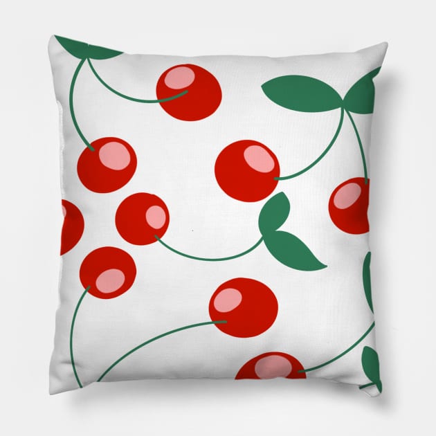 Cherries Pillow by MiniMao design