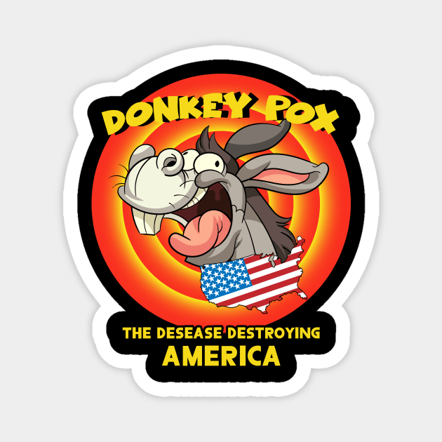 Donkey Pox Magnet by Oiyo