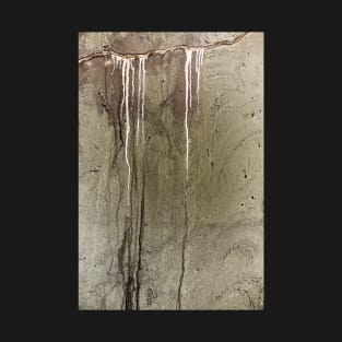 Cracked Concrete Wall Leak Showing From Ageing Process T-Shirt