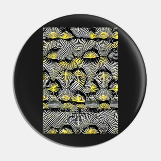 African Print Pattern Pin