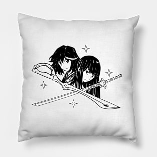 Kill la Kill black Pillow