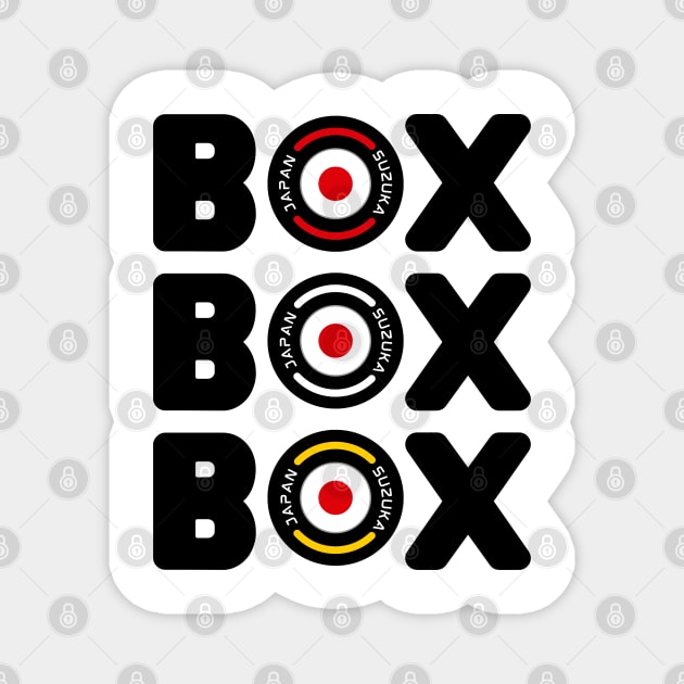 Box box box japan Magnet by Myartstor 