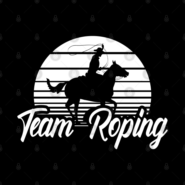 Cowboy - Team Roping by KC Happy Shop