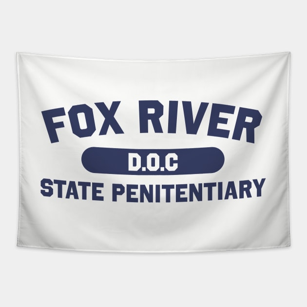 Fox River State Penitentiary Tapestry by WalkDesigns