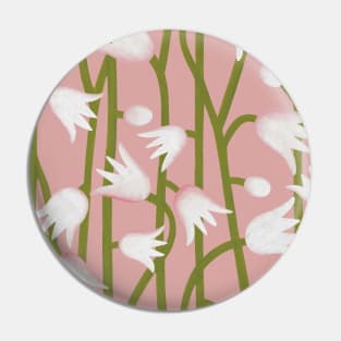 Climbing Lilies in Pink Pin