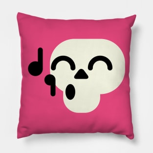 Chirpy Skeleton Pillow