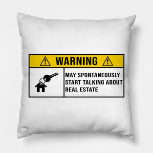 Funny Real Estate Quote Pillow