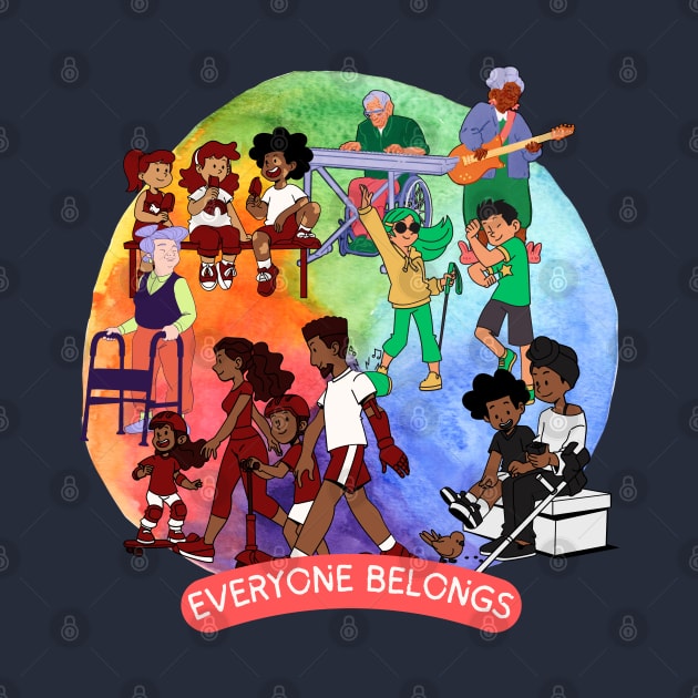 Everyone Belongs Circle by PicklePrintables