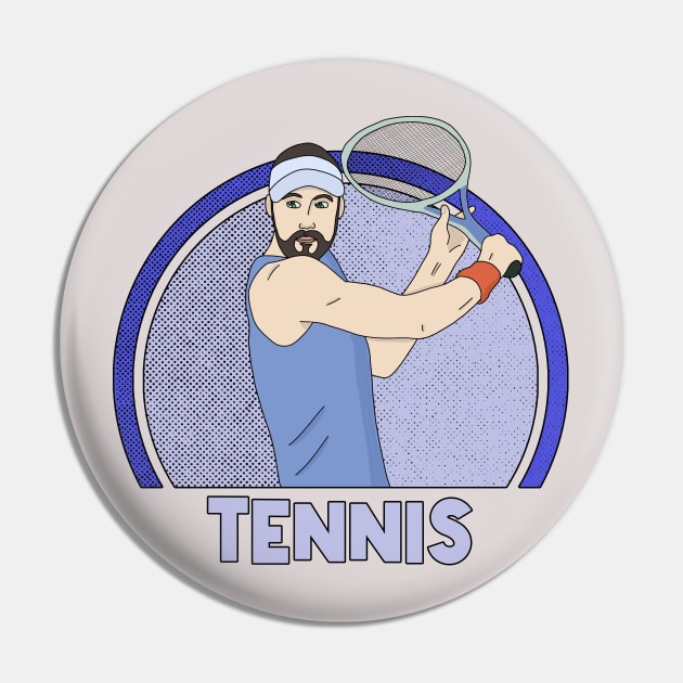 Tennis Pin by DiegoCarvalho