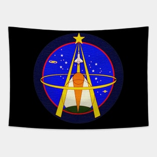 Black Panther Art - NASA Space Badge 42 Tapestry