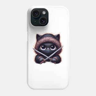 Ninja Cat The Adorable Assassin Phone Case