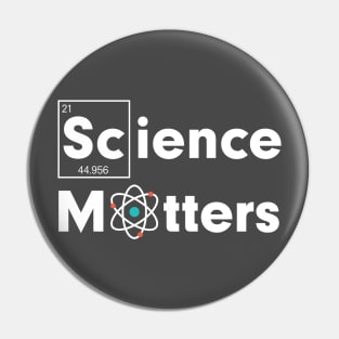 Science Matters Pin