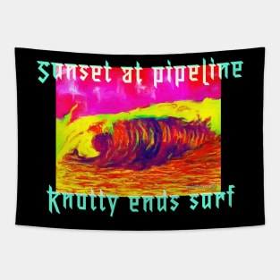 Sunset at pipeline Tapestry