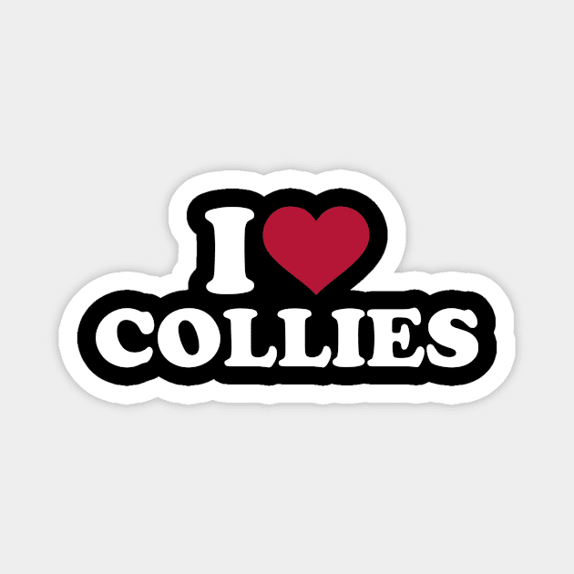 I love Collie Magnet by Designzz