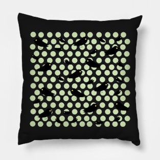 Crows and Polka Dots Pillow